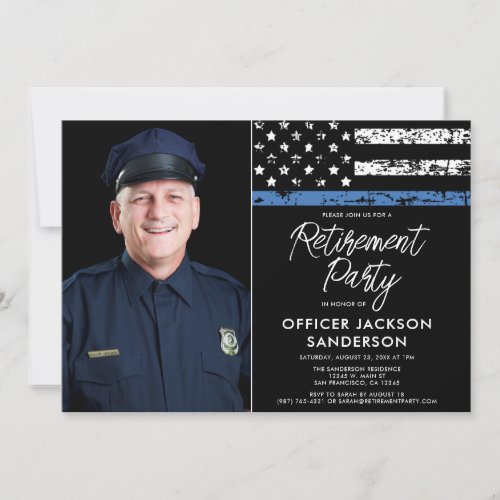 Police Officer Retirement Law Enforcement Photo