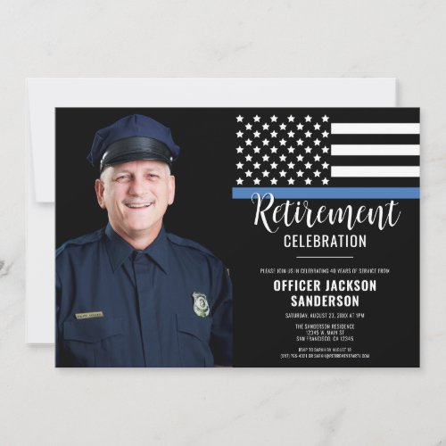 Police Officer Retirement Law Enforcement Photo