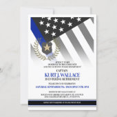 Police Officer Retirement Party Invitation (Front)