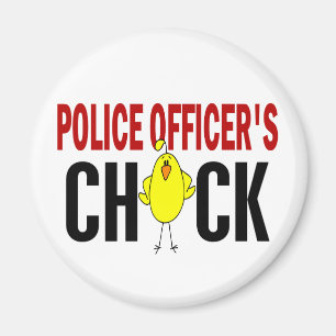 Police Officer’s Chick 1 Magnet