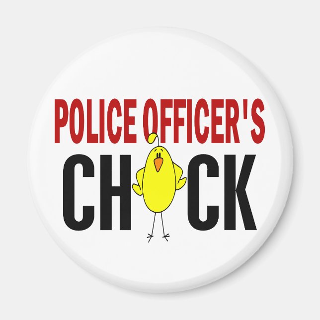 Police Officer’s Chick 1 Magnet (Front)