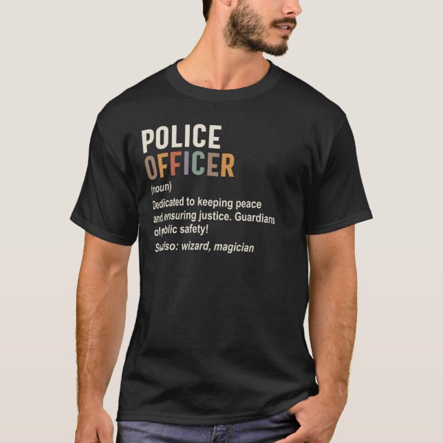 Police Officer T-Shirt (Front)