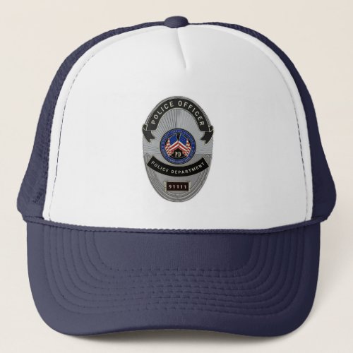 Police Officer Trucker Hat