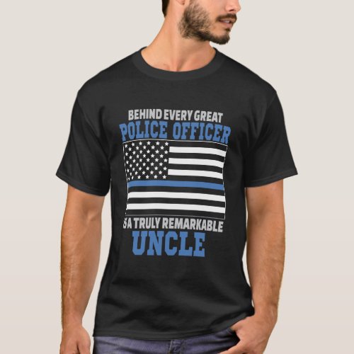 Police Officer Uncle Gift T_Shirt