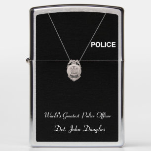 Police Officer Zippo Lighter