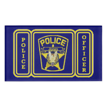 Police Officer's Acrylic Reusable Name Tag
