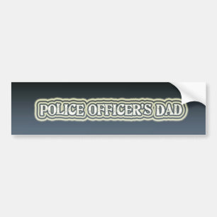 Police Officer's Dad Bumper Sticker