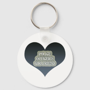 Police Officer's Girlfriend Keychain