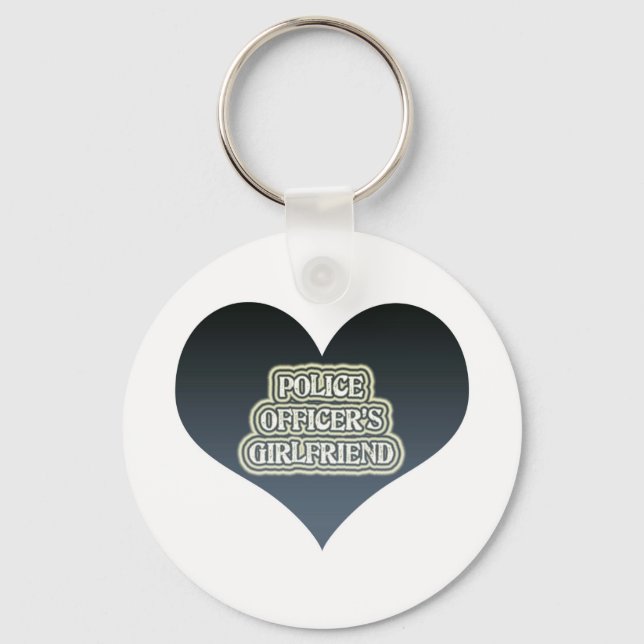 Police Officer's Girlfriend Keychain (Front)