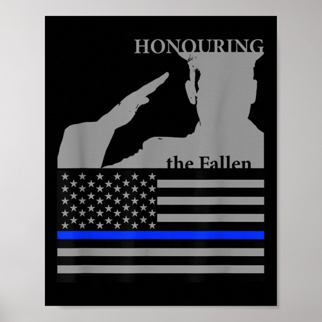Police Officers Memorial Day _ Honoring The Poster (Front)