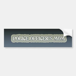 Police Officer's Mom Bumper Sticker