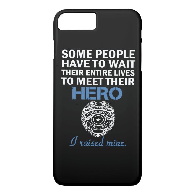 Police Officer's Mom Case-Mate iPhone Case (Back)