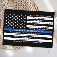 Policeman's Prayer, Personalized Picture Frame Gifts for Men Police of