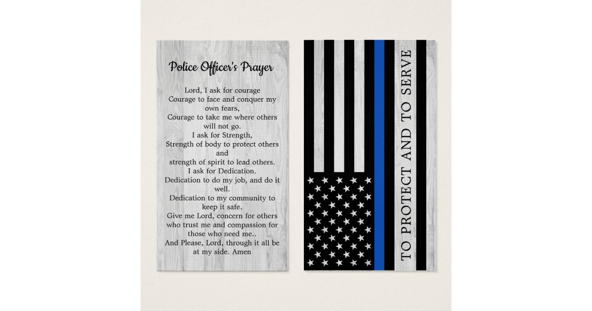 Policeman's Prayer, Personalized Picture Frame Gifts for Men Police of