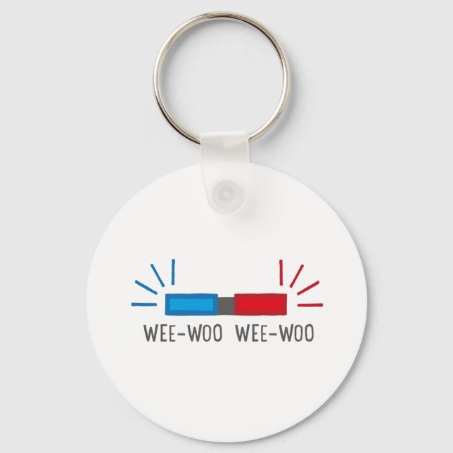 Police or Ambulance Siren Keychain (Front)