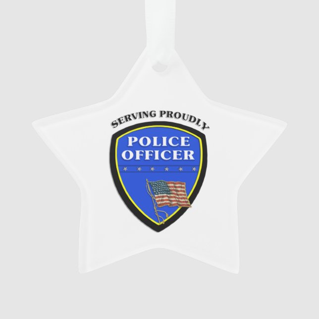 Police Ornament (Front)