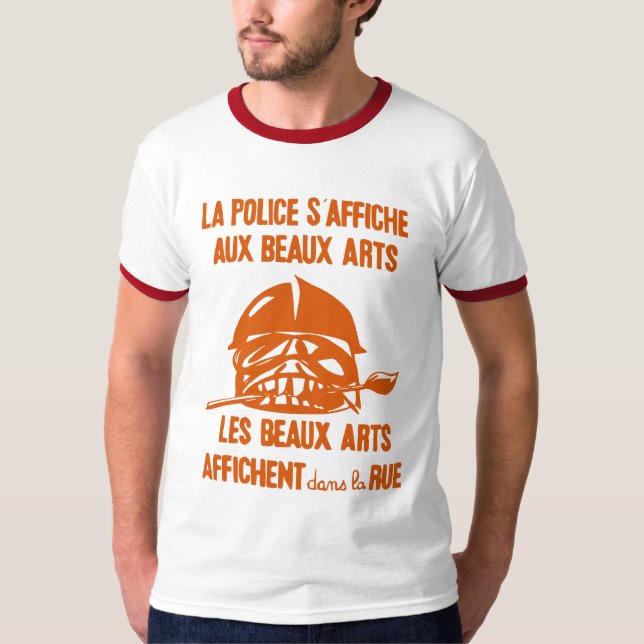 police paris uprising shirt (Front)