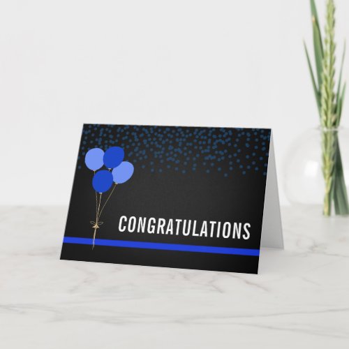 Police Party Style Congratulations