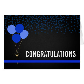 police congratulations card party style cards retirement graduation academy gifts zazzle