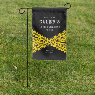Police Party welcome sign
