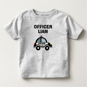 Police patrol car t shirt for toddler