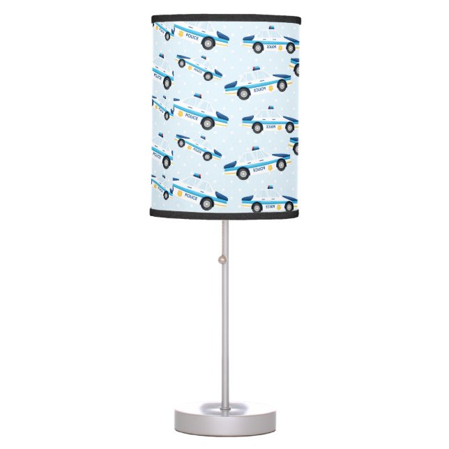 Police pattern table lamp (Front)