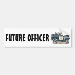 Police Pedal Car Cop Car Bumper Sticker