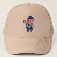 Classic Pig Beanie (Navy)