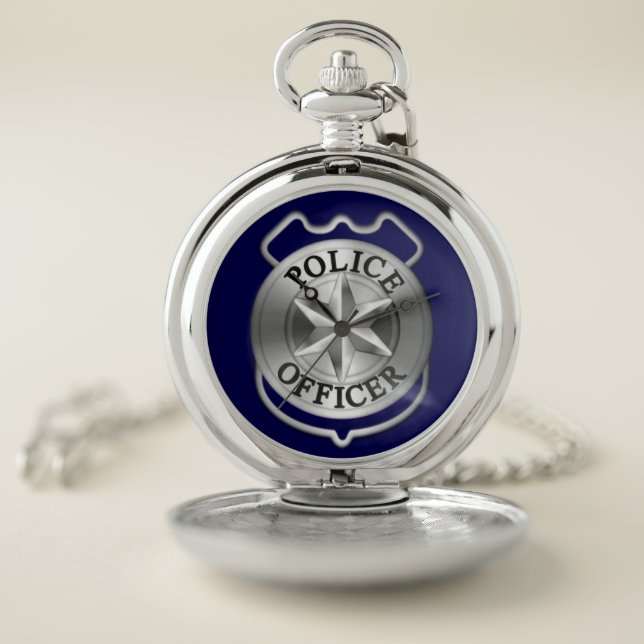  Police  Pocket Watch: Silver Pocket Watch (Inside)