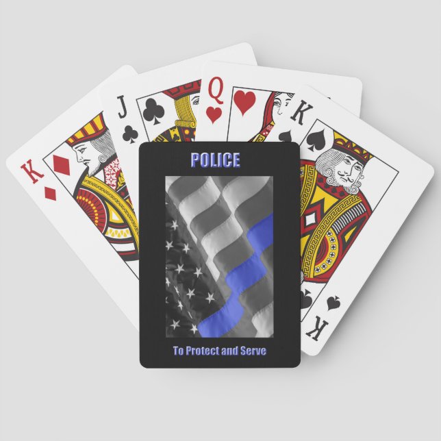 Police Poker Cards (Back)