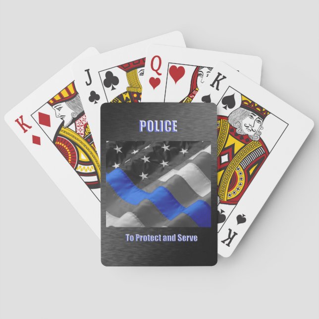 Police Poker Cards (Back)