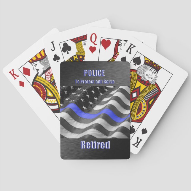 Police Poker Cards (Back)