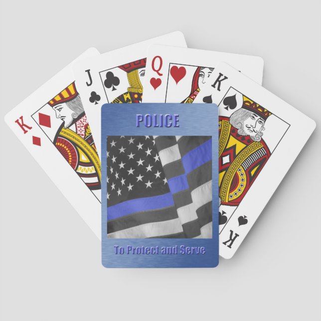Police Poker Cards (Back)