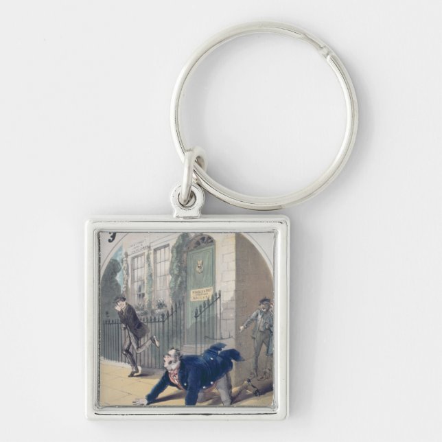 Police! Police! Song Book Cover, c.1865 Keychain (Front)