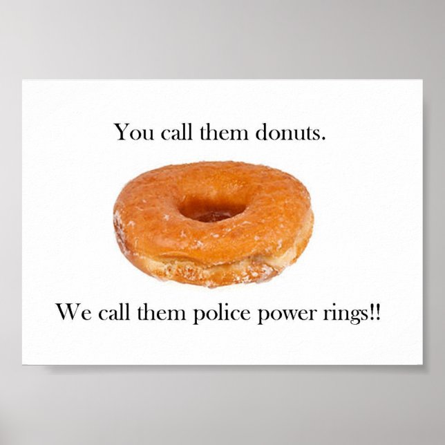 Police Power Rings Poster (Front)