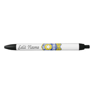 Police Protect and Serve Badge Pen