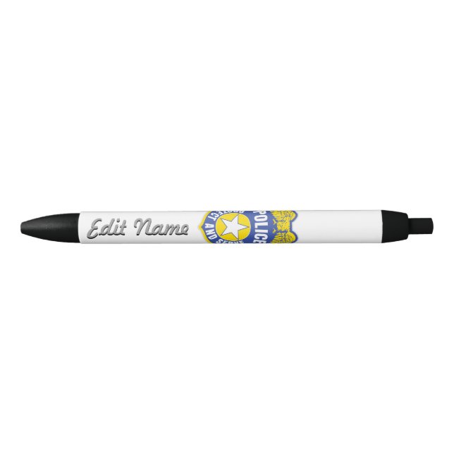 Police Protect and Serve Badge Pen (Front)