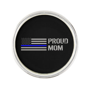 Police - Proud Police Mom Lapel Pin