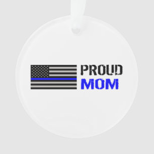 Police - Proud Police Mom Ornament