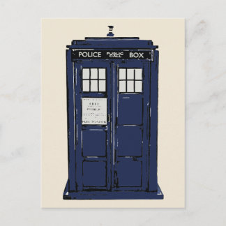Police Public Call Box Postcard