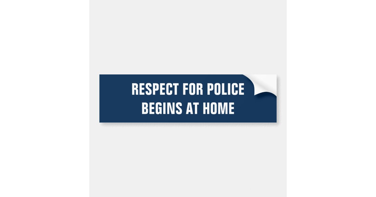 police-respect-bumper-sticker-zazzle