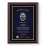 Police Retirement Award Plaque