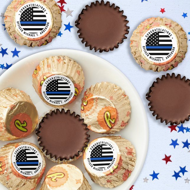 Police Retirement Congratulations Personalized Reese's Peanut Butter Cups (Creator Uploaded)