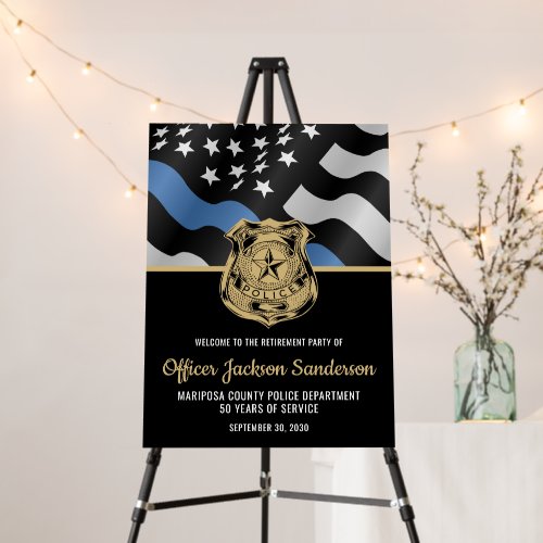 Police Retirement Law Enforcement Party Welcome
