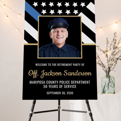 Police Retirement Law Enforcement Photo Welcome
