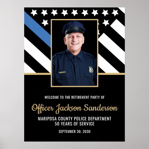 Police Retirement Law Enforcement Photo Welcome
