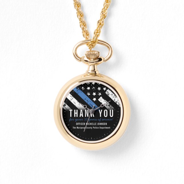 Police Retirement Law Enforcement Service Watch (Front)