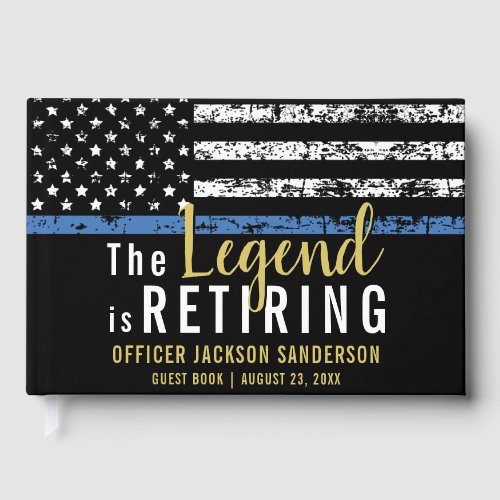 Police Retirement Law Enforcement Thin Blue Line
