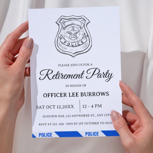  Police Retirement Party