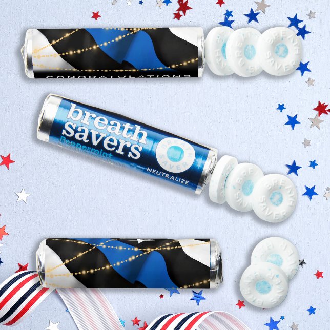 Police Retirement Party Law Enforcement Officer  Breath Savers® Mints (Creator Uploaded)